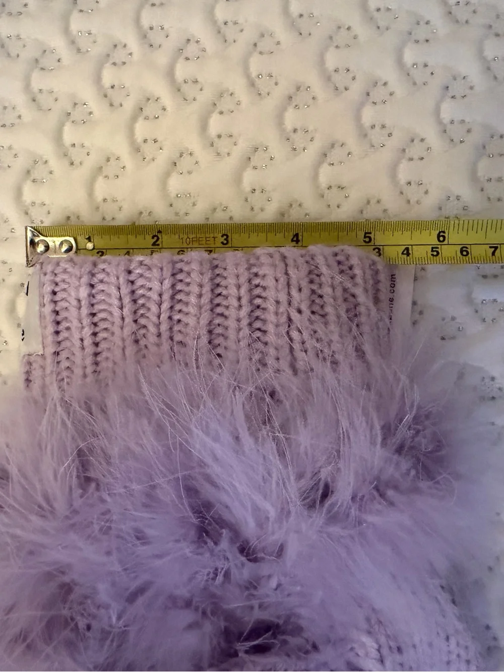 Christian Cowan x Max & Bone Lavender Faux Fur Pet Sweater SMALL MSRP $98